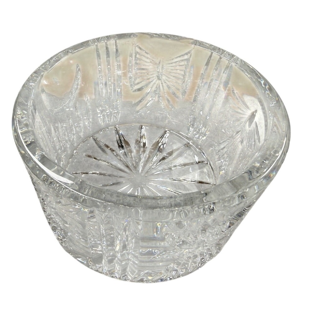 Waterford Crystal Millennium Champaign Bottle Coaster Signed by Artist 1999